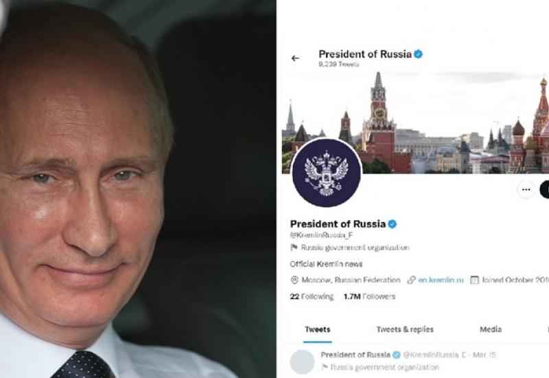 Evo koga Putin prati na Twitteru