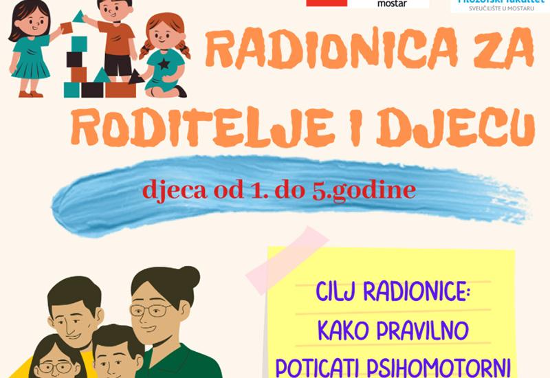 Radionica za djecu i roditelje u SKB Mostar