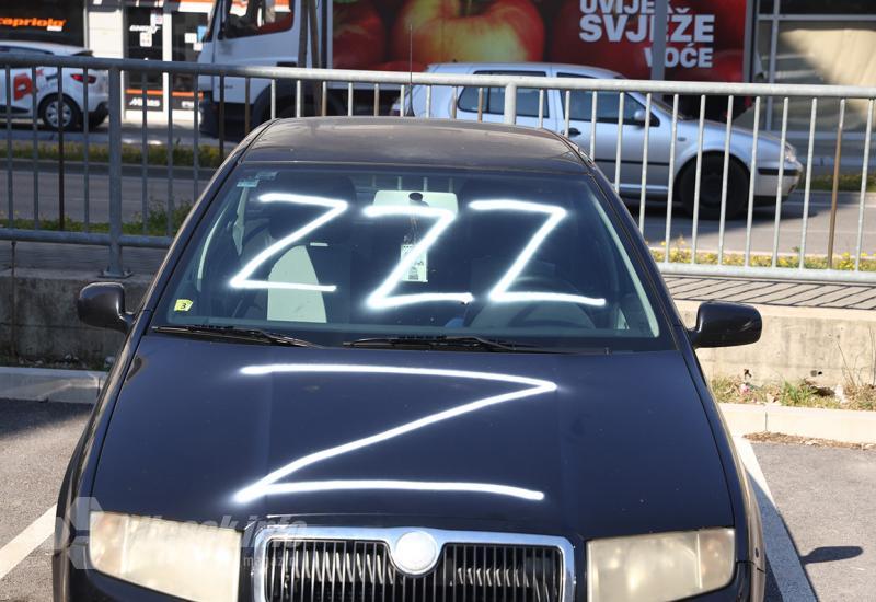 U Mostaru automobili išarani slovom ''Z''