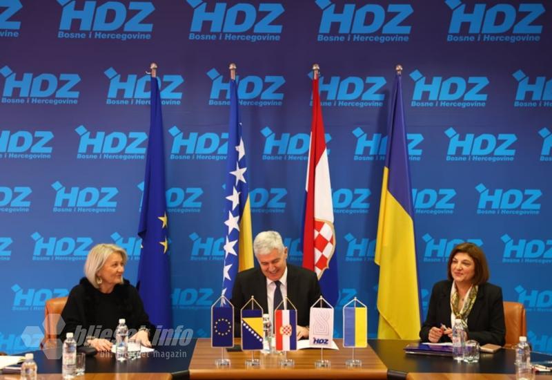 Čović: Ukrajinska zastava treba skrenuti pažnju na politiku u BiH 