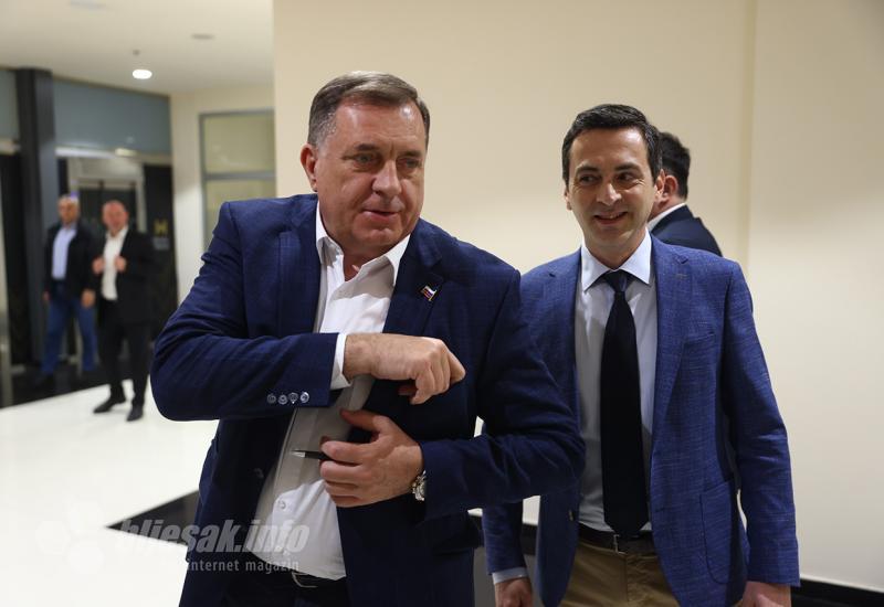 Milorad Dodik u Mostaru  - Dodik u Mostaru: Moramo se osloniti na Hrvate, na Bošnjake ne možemo računati