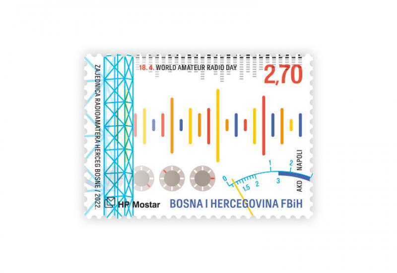 Prigodna poštanska marka HP Mostar uz Svjetski dan radioamatera - Radioamateri Herceg Bosne dobili poštansku marku