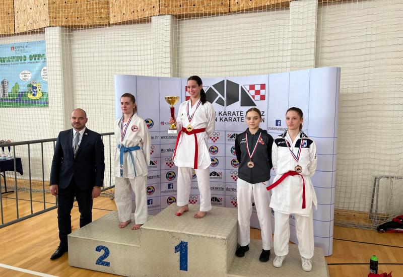 Ružica Hrkać iz Širokog Brijega brončana na U-21 karate prvenstvu Hrvatske
