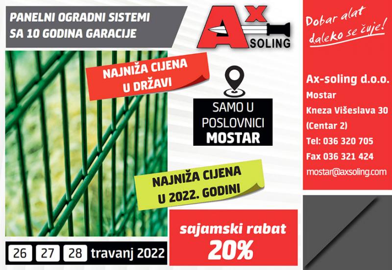 AX-Soling Mostar: Sajam najnižih cijena u državi - AX-Soling Mostar: Sajam najnižih cijena u državi