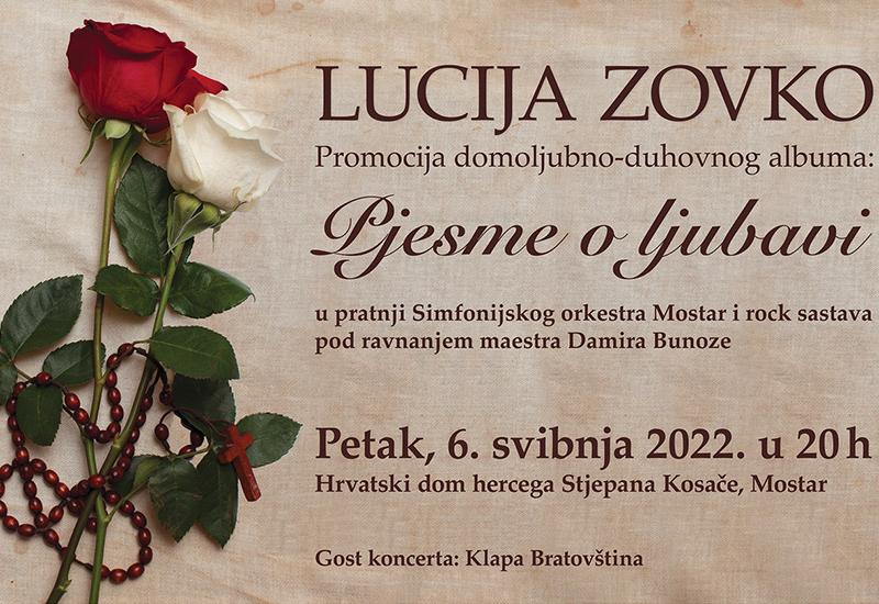 Lucija Zovko predstavlja Pjesme o ljubavi