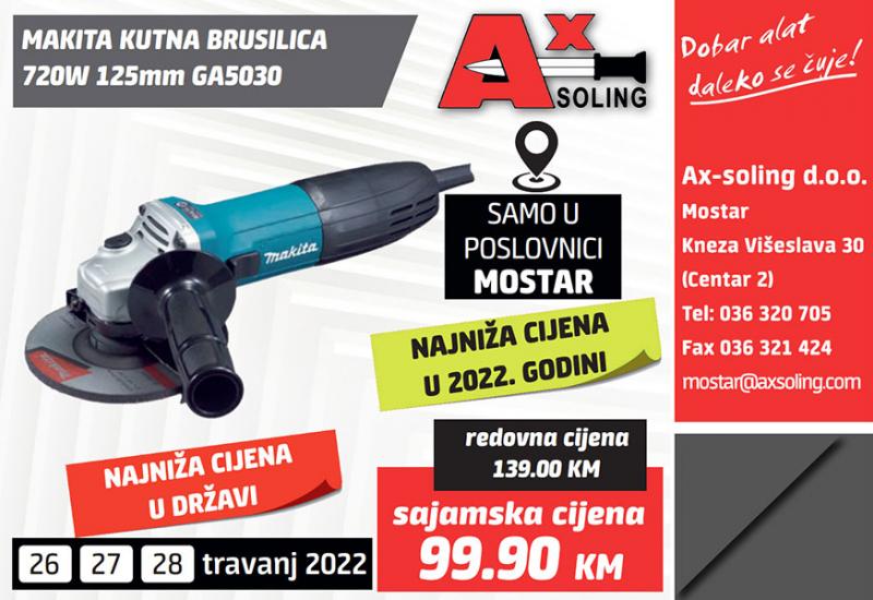 Nikad niže cijene vrhunskih proizvoda - AX Solingov sajam najboljih cijena u državi samo u poslovnici Mostar