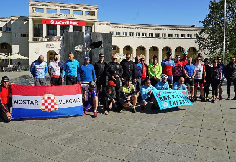 Krenula biciklistička karavana prijateljstva Mostar - Vukovar
