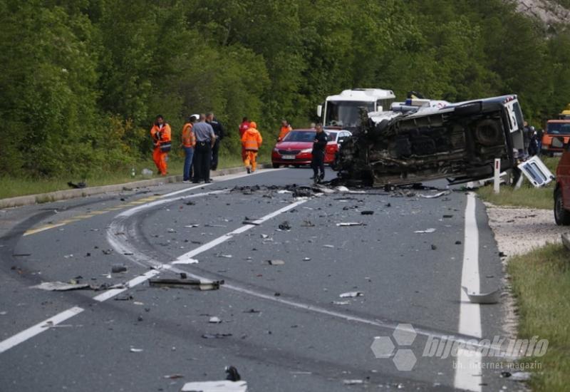 Nesreća u Drežnici: Vozač kombija do daljnjeg neće biti saslušan u Tužiteljstvu HNŽ