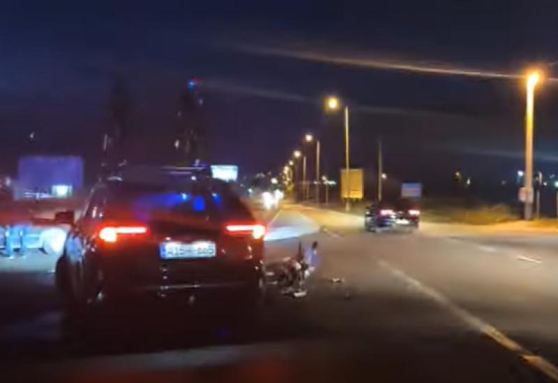 Mostar: U prometnoj nesreći ozlijeđen vozač motocikla