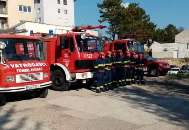 Vatrogasci vježbom obilježili dan svoga zaštitnika - Tomislavgrad: Vatrogasci vježbom obilježili dan svoga zaštitnika - svetog Florijana