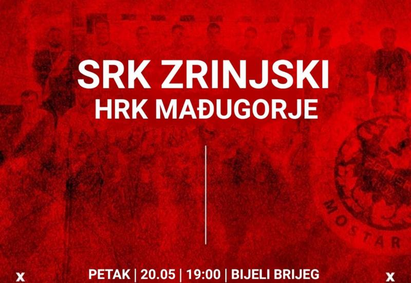 SRK Zrinjski u petak protiv HRK Međugorja 