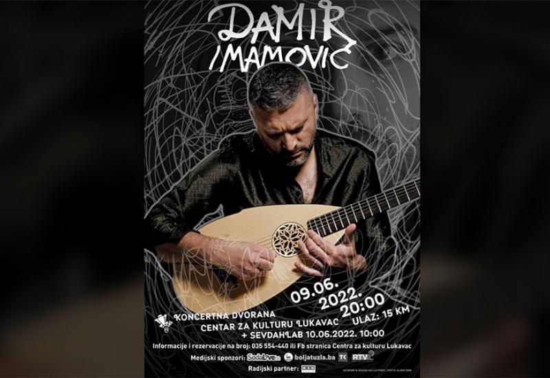 Najbolji muzičar Europe u 2021. godini, Damir Imamović, 9. lipnja u Lukavcu