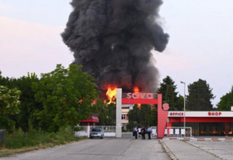 Požar u pogonu Tvornice Sava u Bijeljini, - Gori treća tvornica u BiH u zadnjih deset dana