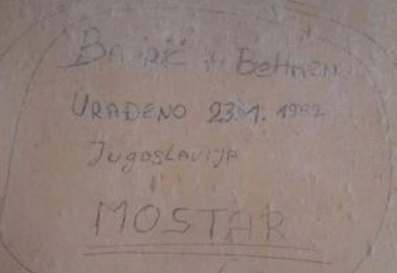 Pronađen potpis Mostarca nakon 40 godina - Pronađen potpis Mostarca nakon 40 godina: 