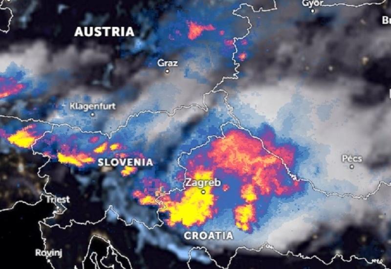 Evo kako je iz svemira izgledalo nevrijeme nad Hrvatskom - Evo kako je iz svemira izgledalo nevrijeme nad Hrvatskom