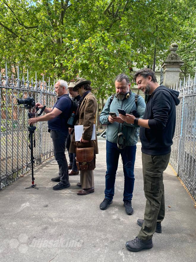 Sa snimanja u Parizu - Hercegovačka ekipa snima film o Virgiliju u Parizu
