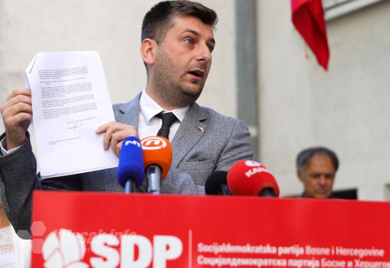 Press konferencija SDP-a - Lulić: Dobit ćemo treći entitet kroz policijske službenike