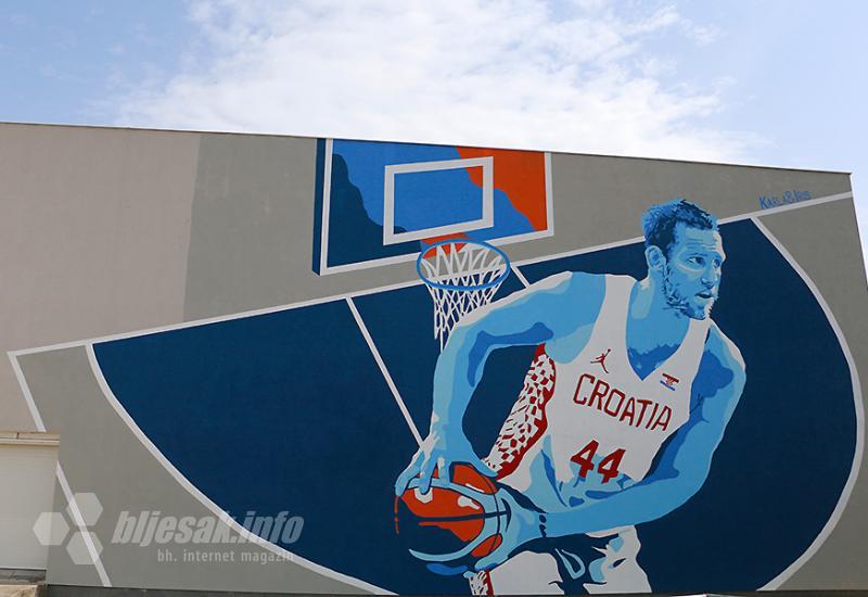 Bojan Bogdanović dobio mural u Mostaru - Bojan Bogdanović dobio mural u Mostaru