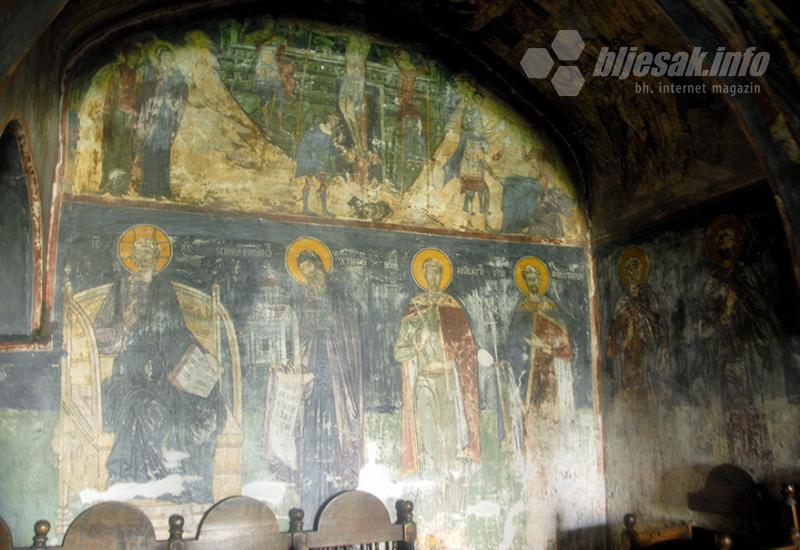 Jedna od fresaka u crkvi Svete Trojice - Pljevlja: Vijali popovi žito na bogatim manastirskim imanjima i...  