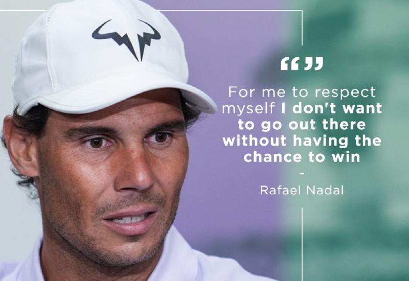 Nadal: Nije bilo smisla igrati u ovakvom stanju
