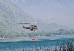 FOTO/VIDEO | Helikopteri OS BiH gase požar u Konjicu