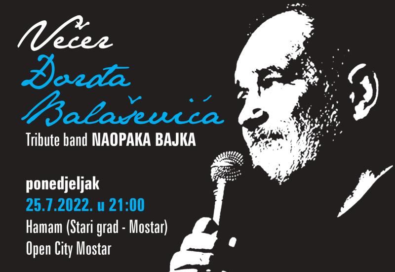 Mostarsku publiku će zabavljati Đorđe Balašević tribute band