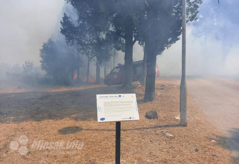Požar u Parku prirode Hutovo blato - Planulo i u Parku prirode Hutovo blato