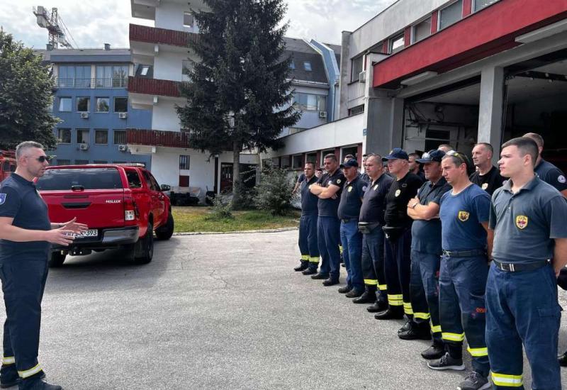 Sarajevski vatrogasci ponovo pomažu gasiti požar na Blidinju