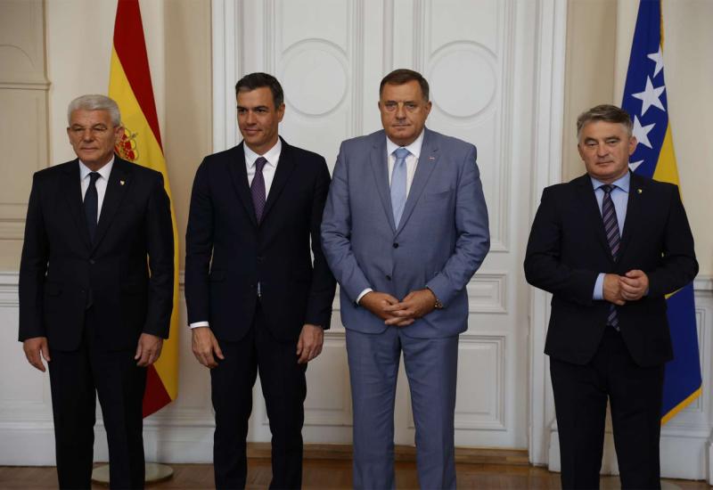 Članovi Predsjedništva BiH primili španjolskog premijera Pedra Sancheza