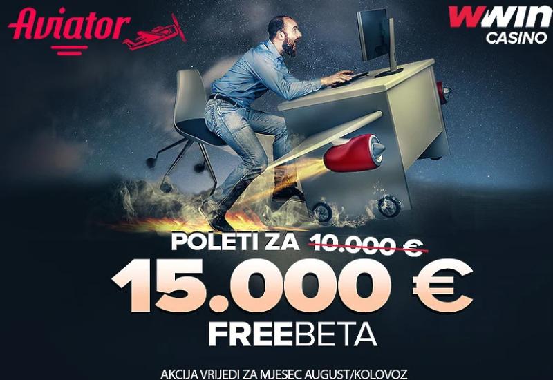 Akcije na WWIN-u: Nagrađuju vas sa 15.000 EUR freebeta