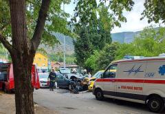 Teža prometna u Dubrovačkoj, intervenirali vatrogasci i Hitna pomoć