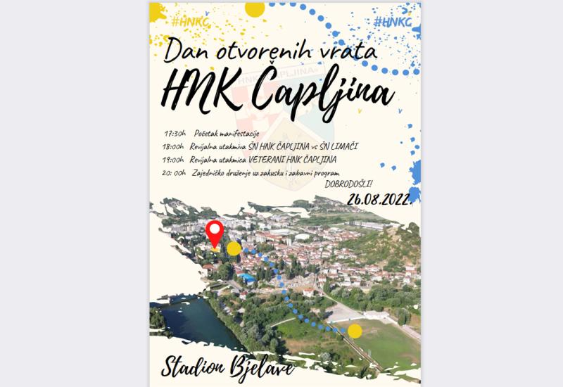 HNK ''Čapljina'' organizira Dan otvorenih vrata na svom stadionu