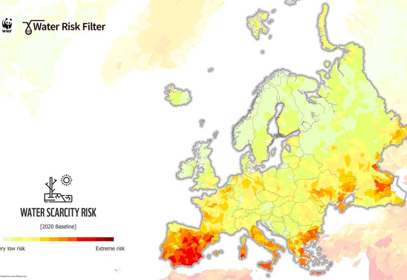 Rizik od nestašice vode 2020. - Europsko stanovništvo se suočava se s visokim rizikom od nestašice vode do 2050. godine 