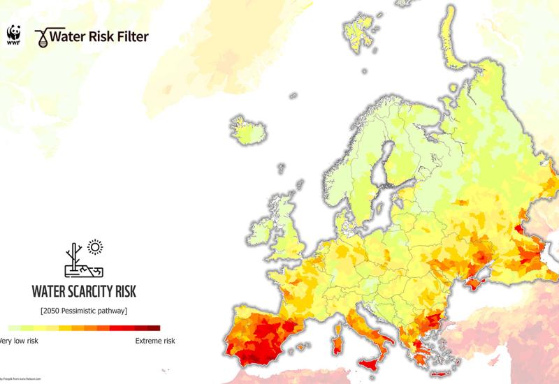 Rizik od nestašice vode 2050. - Europsko stanovništvo se suočava se s visokim rizikom od nestašice vode do 2050. godine 