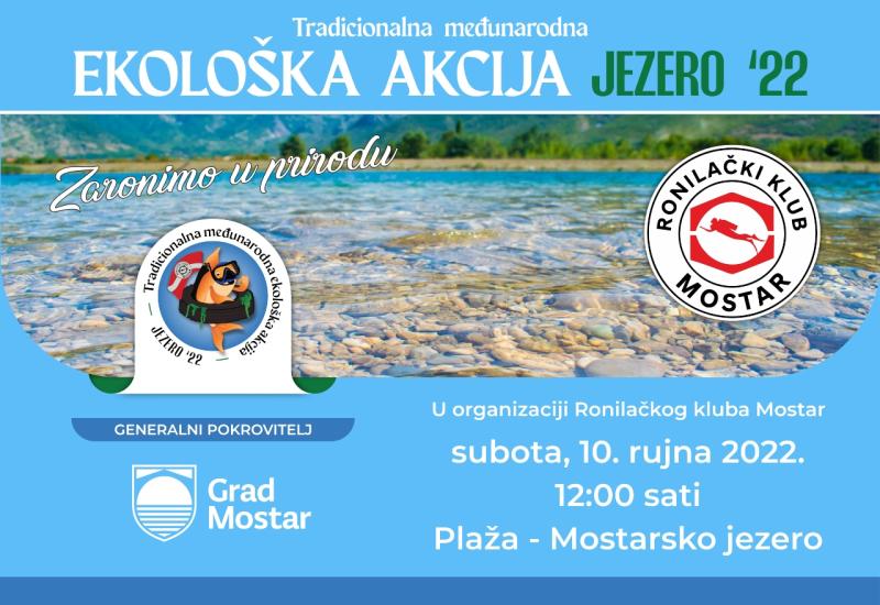 Ekološka akcija  - Čistit će se Mostarsko jezero: Zaronit će čak i Kordić 