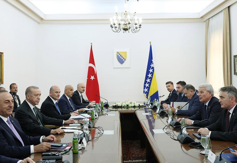 Sastanak u Predsjedništvu - Erdogan protiv nametanja: S Turskom potpisan vojni sporazum i način putovanja 
