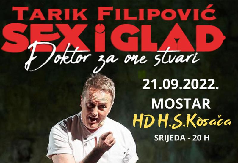 U srijedu u Mostaru predstava Tarika Filipovića "Sex i glad"