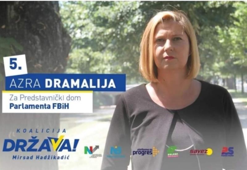 Azra Dramalija - Kandidatkinja za Parlament FBiH: Klepila sam psa preko leđa 