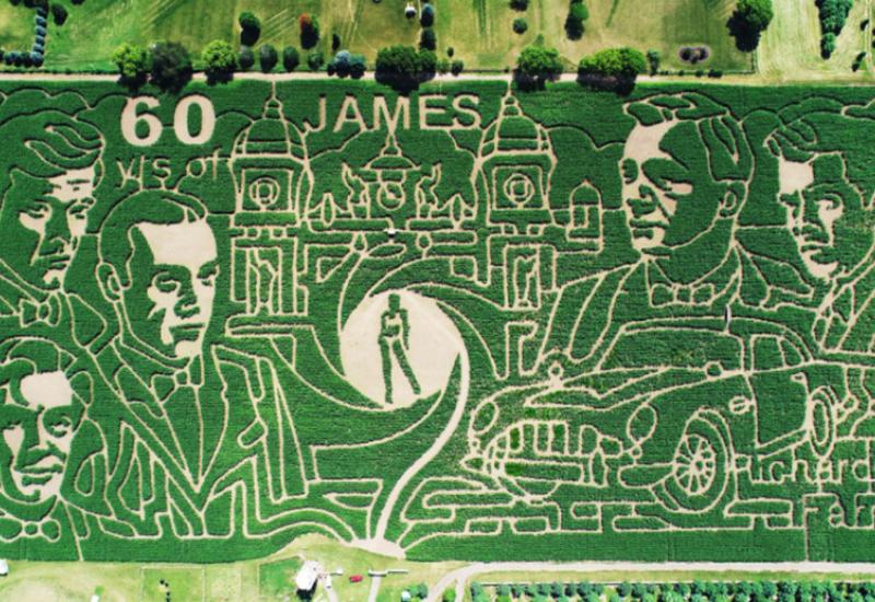 Najveći svjetski kukuruzni labirint posvećen James Bondu