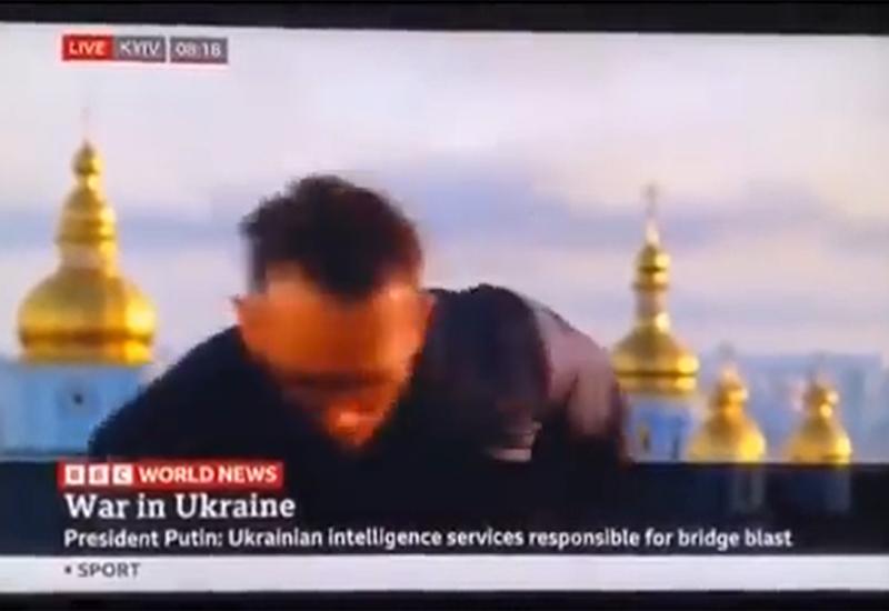 VIDEO: Reporter BBC-a se javljao uživao kad je krenuo ruski napad, program odmah prekinut