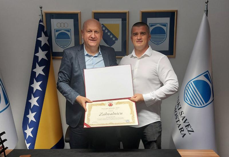 Službeni prijem za KK Bjelopoljac u Sportskom savezu Grada Mostara