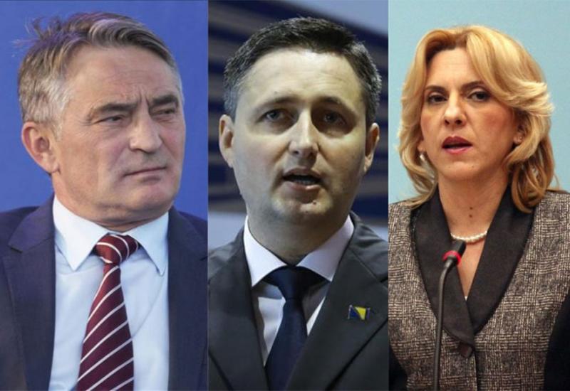 SIP objavio rezultate za Komšića, Bećirovića i Cvijanović 