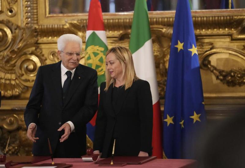 Desničarka Giorgia Meloni prisegnula za prvu talijansku premijerku