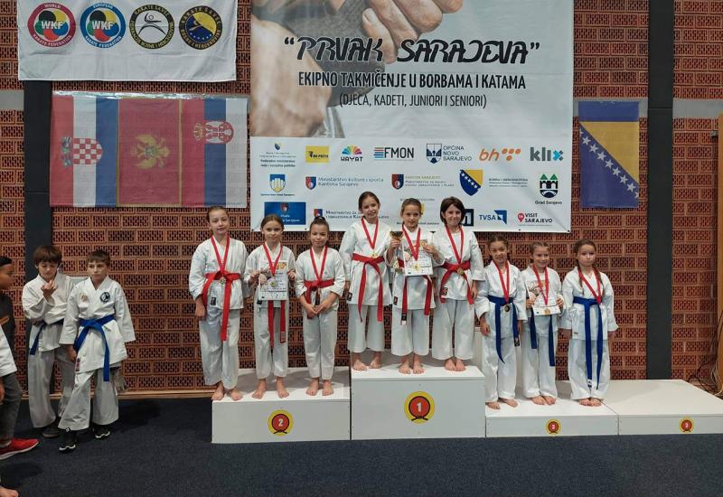 Karate klub Bjelopoljac nastupio na dva turnira i osvojio devet medalja