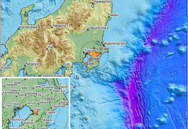 Japan: Potres jačine pet po Richteru - Japan: Potres jačine pet po Richteru
