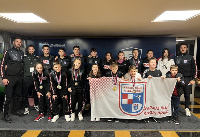 Karate klub Široki Brijeg ''pobrao'' medalje u Banja Luci