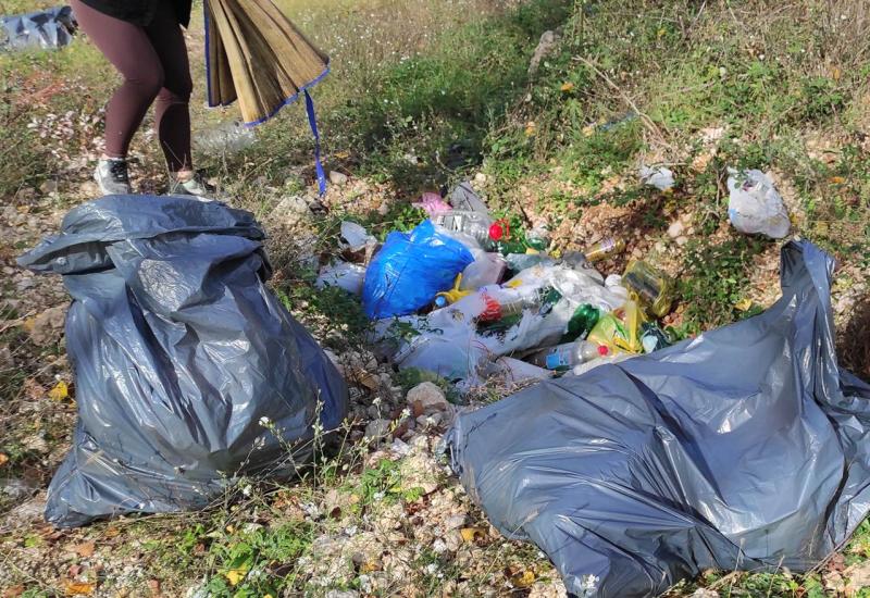 Prikupljeno 15 vreća smeća na obali rijeke Bregave