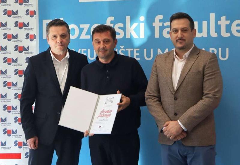 Grad Mostar dobio posebno priznanje od Filozofskog fakulteta SUM-a - Grad Mostar dobio posebno priznanje od Filozofskog fakulteta SUM-a