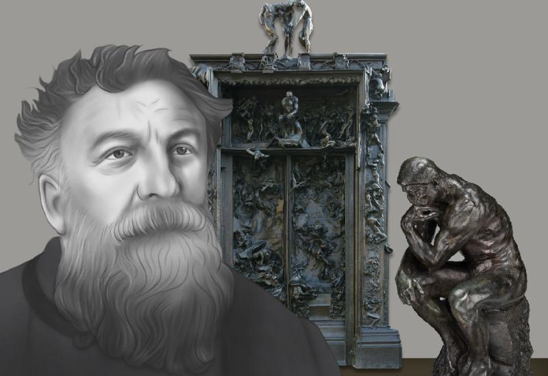 François-Auguste-René Rodin ((Pariz, 12. studenog 1840. – okolica Pariza, 17. studenog 1917.  - Umjetnost je stoljećima čekala Michelangelova nasljednika - i dočekala!
