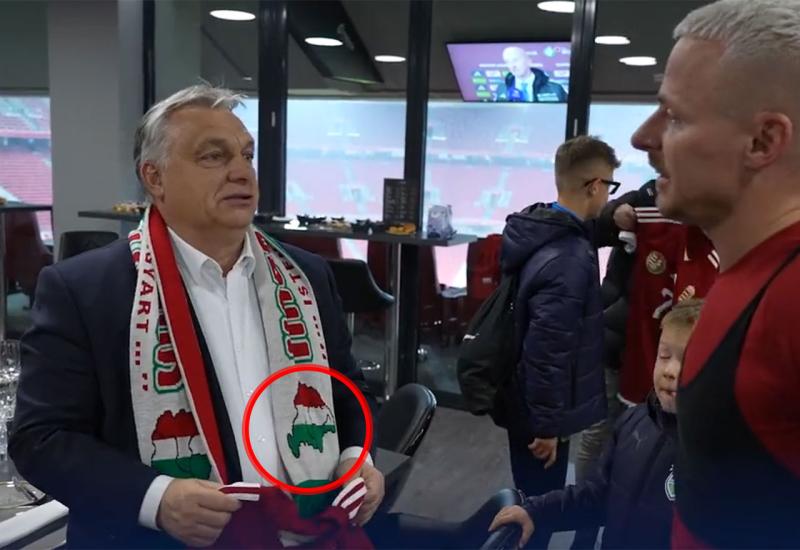 Orban na utakmicu došao sa šalom Velike Mađarske